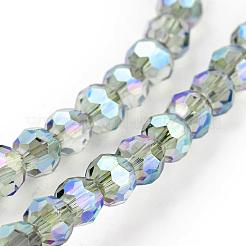 Electroplate Glass Beads Strands&nbsp;EGLA-D021-72