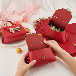 Foldable PU Leather Candy Gift Bags&nbsp;ABAG-WH0032-61A