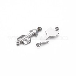 Non-Tarnish 304 Stainless Steel Connector Charms&nbsp;X-STAS-N097-099P-NR