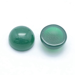 Natural Green Onyx Agate Cabochons&nbsp;G-P393-R16-6mm