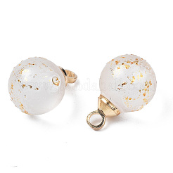 Transparent Spray Painted Glass Pendants&nbsp;GLAA-N035-020A-B01