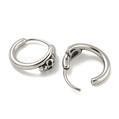 316 Surgical Stainless Steel Hoop Earrings&nbsp;EJEW-D096-13M-AS