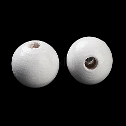 Printed Wood Beads&nbsp;WOOD-Z002-16C