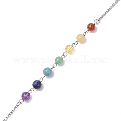 304 Stainless Steel Chain Macrame Pouch Empty Stone Holder Dowsing Pendulums&nbsp;HJEW-JM02327-03
