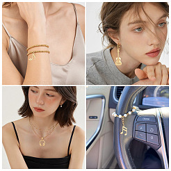 12Pcs 6 Styles Brass Pendants&nbsp;FIND-TA0008-88G