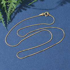 1/20 14K Gold Filled Boston Link Chain Necklaces for Women Men&nbsp;NJEW-Z068-06G