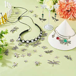 48Pcs 12 Style Tibetan Style Alloy Pendants&nbsp;FIND-TA0002-91