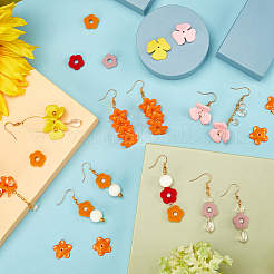 183 Pieces DIY Flower Style Earring Making Kits&nbsp;DIY-SC0015-48