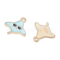 Alloy Enamel Pendants&nbsp;AL-CBAE435-17G-05
