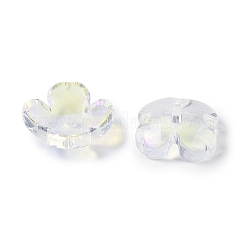 Baking Paint Glass Bead Caps&nbsp;GLAA-S202-04