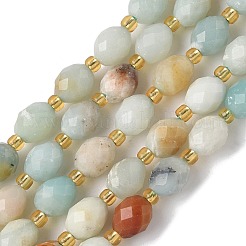 Natural Flower Amazonite Beads Strands&nbsp;G-F809-A16-01