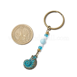 Alloy Conch Pendant Keychains&nbsp;KEYC-JKC01225-01