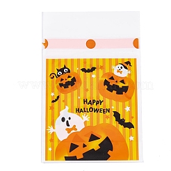 50Pcs Rectangle Halloween Candy Plastic Bags&nbsp;ABAG-U001-01E