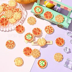 30Pcs 5 Styles Resin Imitation Pizza&nbsp;RESI-CJ0005-27