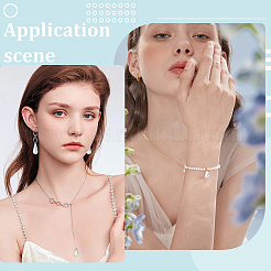 96Pcs 6 Styles ABS Plastic Imitation Pearl Pendants&nbsp;KY-SC0002-33P