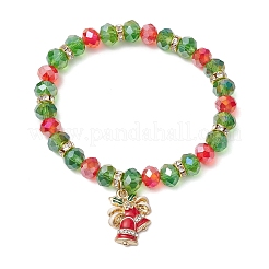 Christmas Theme Glass Beads Stretch Bracelets&nbsp;BJEW-JB11258
