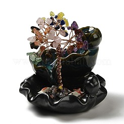 Gemstone Chips Tree Decorations&nbsp;AJEW-P120-A02