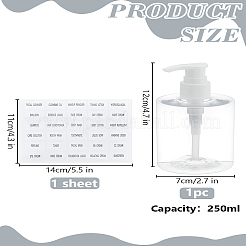 1Pc PET Plastic Empty Refillable Spray Bottle&nbsp;AJEW-LP0005-63