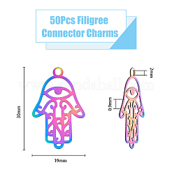 Ion Plating(IP) 201 Stainless Steel Pendants&nbsp;STAS-DC0013-30