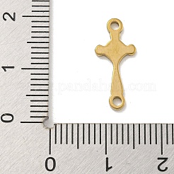 Ion Plating(IP) 201 Stainless Steel Connector Charms&nbsp;STAS-S146-07G