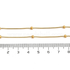 Brass Ball Snake Chain Necklaces for Men Women&nbsp;NJEW-G160-16G