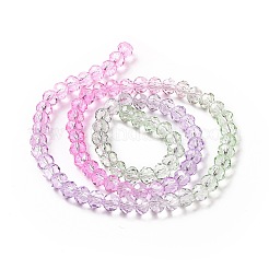Transparent Glass Beads Strands&nbsp;GLAA-L045-01A-03