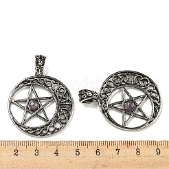 Natural & Synthetic Mixed Gemstone Pendants&nbsp;G-K338-19AS