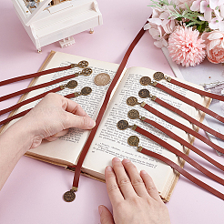 12Pcs Cowhide Leather Bookmarks&nbsp;AJEW-HY00012