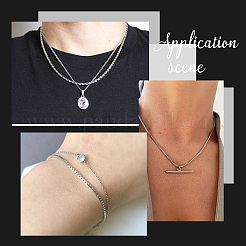 DIY Chain Bracelet Necklace Making Kits&nbsp;DIY-SC0020-21P