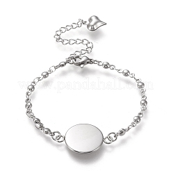 Tarnish Resistant 304 Stainless Steel Bracelet Making&nbsp;STAS-L248-001P-A