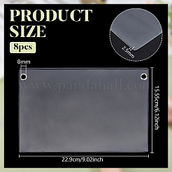 PVC Transparent Plastic Bags&nbsp;ABAG-WH0070-01A