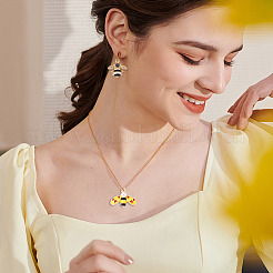 24Pcs 6 Styles Alloy Enamel Pendants&nbsp;FIND-TA0008-12