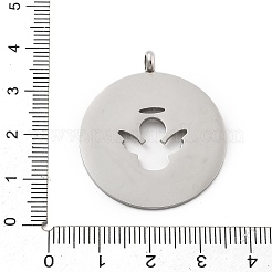 304 Stainless Steel Pendants&nbsp;STAS-F313-01P