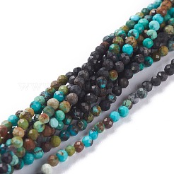 Natural HuBei Turquoise Beads Strands&nbsp;G-A026-A13-3mm
