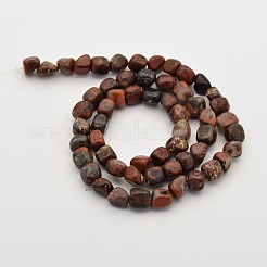 Natural Brecciated Jasper Bead Strands&nbsp;G-P070-33