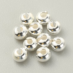 925 Sterling Silver Crimp Beads Covers&nbsp;FIND-WH0120-53B