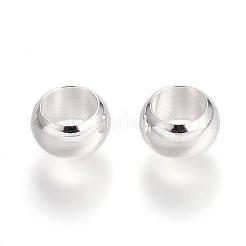Brass European Beads&nbsp;OPDL-M001-01S