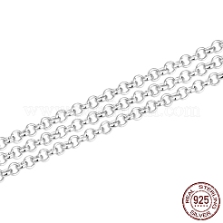 925 Sterling Silver Rolo Chains&nbsp;STER-WH0011-05S