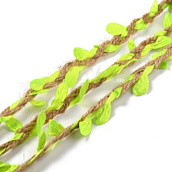 DIY Wreath Foliage Green Leaves Ribbon Decorative&nbsp;LS-OCOR-M007-01B