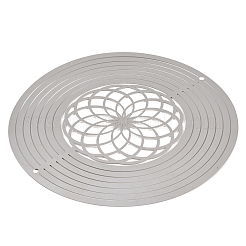201 Stainless Steel 3D Rotating Hanging Wind Spinner&nbsp;STAS-B122-01P-09