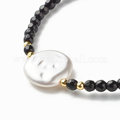 Evil Eye Stretch Bracelet for Girl Women&nbsp;BJEW-JB06959-01