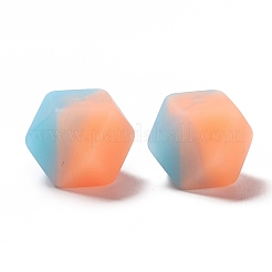Two Tone Luminous Silicone Beads&nbsp;LS-SIL-I002-02C