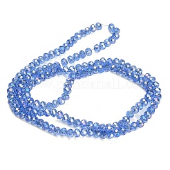 Electroplate Glass Beads Strands&nbsp;GL-CBAA615-02F