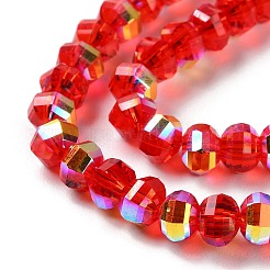 Transparent Electroplate Glass Beads Strands&nbsp;GLAA-Q099-H01-M02