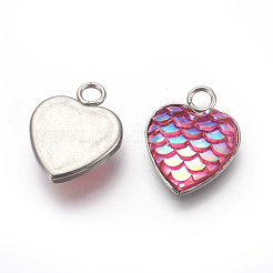 304 Stainless Steel Pendants&nbsp;STAS-F184-B03