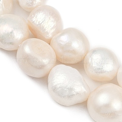 Natural Cultured Freshwater Pearl Beads Strands&nbsp;PEAR-P064-20O-01A