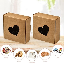 10Pcs Kraft Paper Packaging Boxes&nbsp;CON-YW0001-75