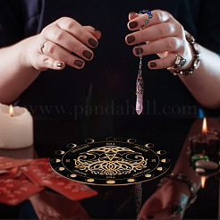 AHADEMAKER 1Pc Natural Rose Quartz Dowsing Pendulum Pendant&nbsp;DIY-GA0003-53D