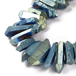 Natural Quartz Crystal Points Beads Strands&nbsp;G-K181-B16