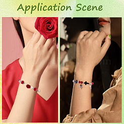 DIY Cross Bracelet Making Kits&nbsp;DIY-SC0031-21